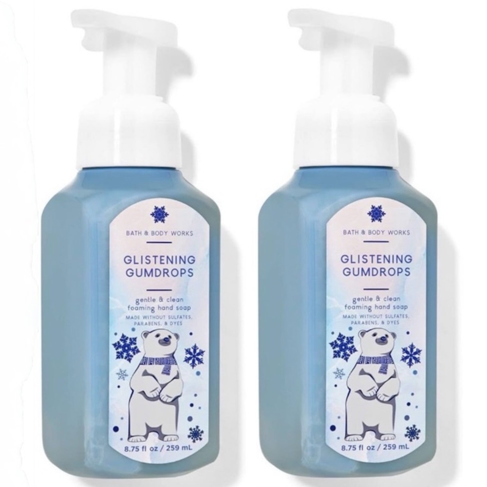 Bath & Body Works Glistening Gumdrops Foaming Hand Soap 2 Bottles
